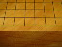 貴重/四方木口柾目おそらくタイヒ四寸六分碁盤